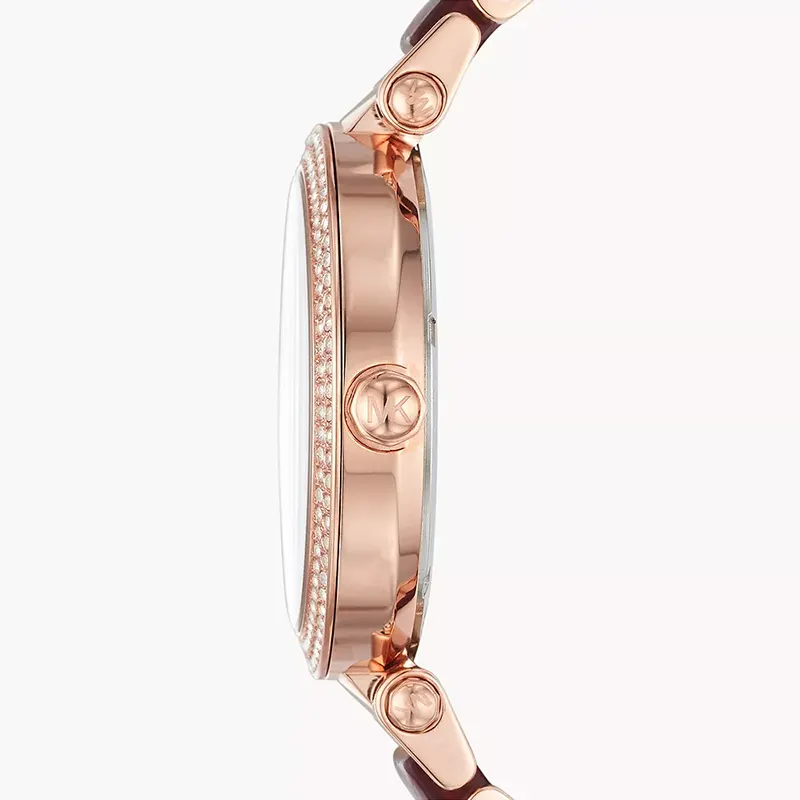 Michael Kors Parker Burgundy Dial Ladies Watch | MK6412